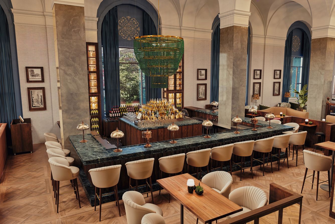 Hotel Cleveland Lobby Bar Maker