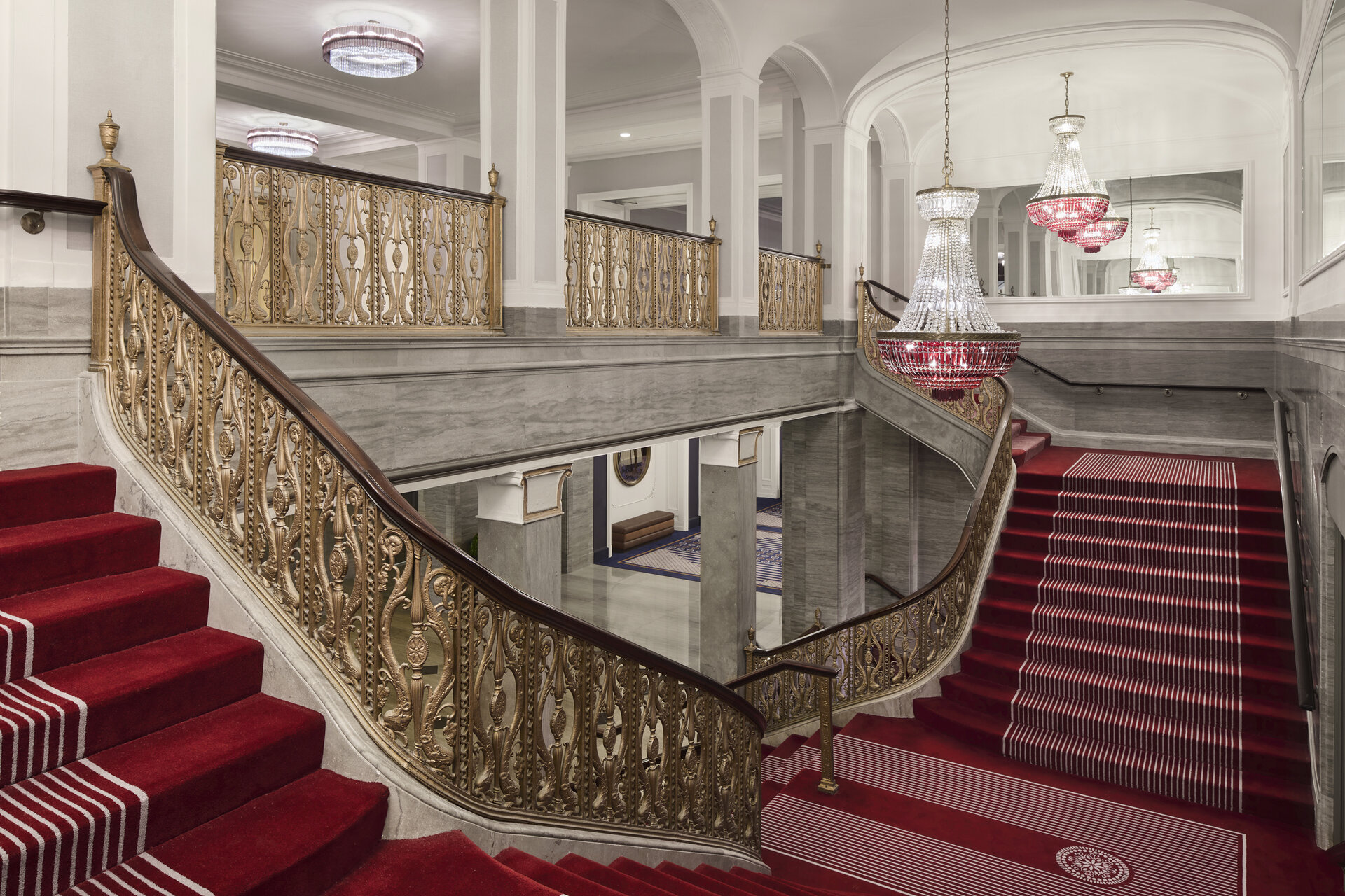 Hotel Cleveland Lobby Stair Case